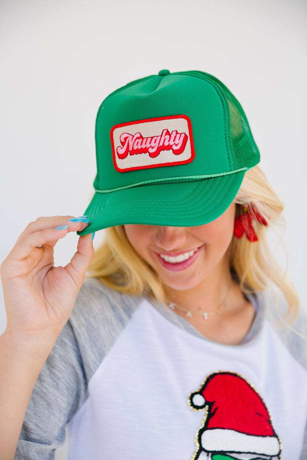 NAUGHTY PATCH TRUCKER HAT Judith March