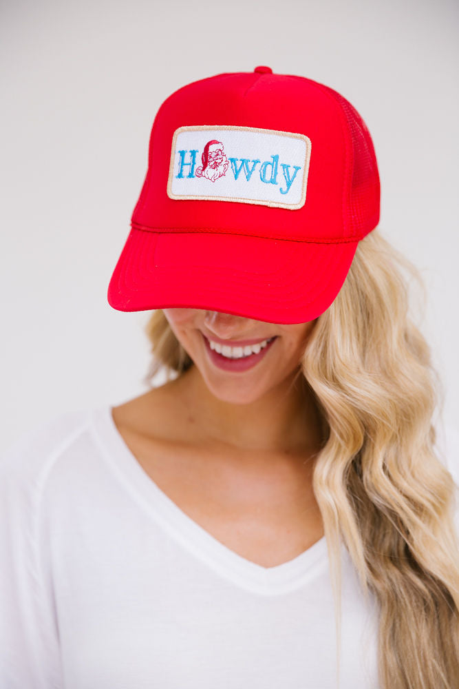 CHRISTMAS HOWDY PATCH HATS Judith March