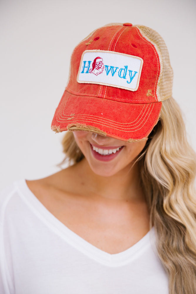 CHRISTMAS HOWDY PATCH HATS Judith March
