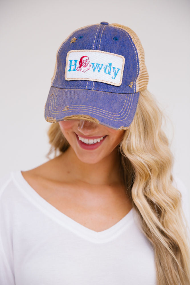 CHRISTMAS HOWDY PATCH HATS Judith March