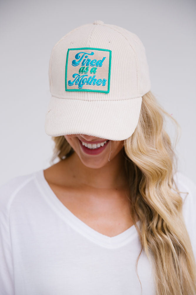 TIRED AS A MOTHER PATCH HATS Judith March