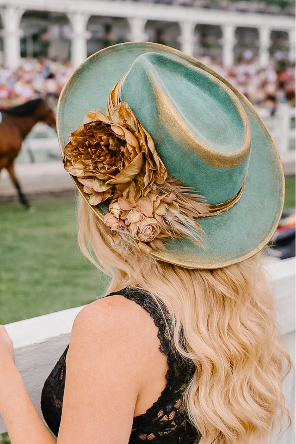 GOLDEN PADDOCK RANCHER (ONE OF A KIND) RANCHER HAT Judith March