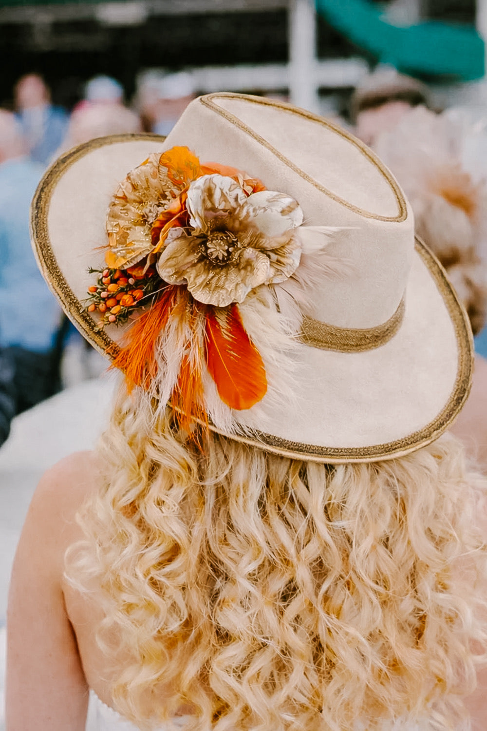 ORANGE BLOSSOM RANCHER HAT (ONE OF A KIND) RANCHER HAT Judith March