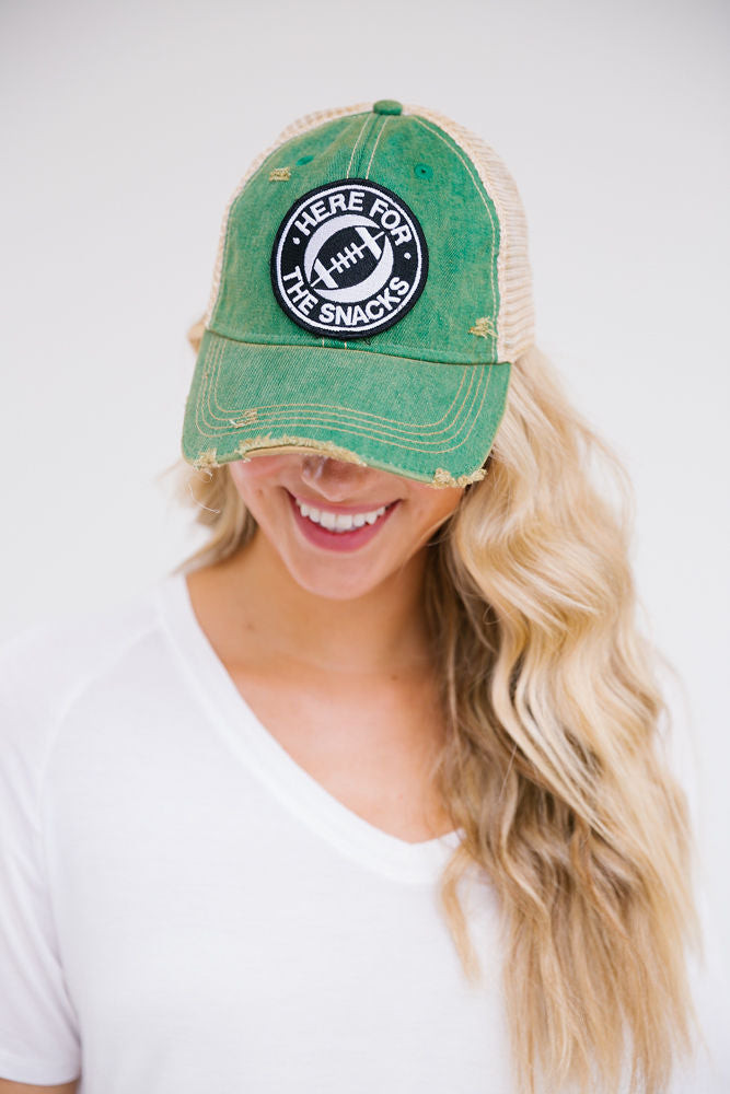 HERE FOR THE SNACKS HATS Judith March