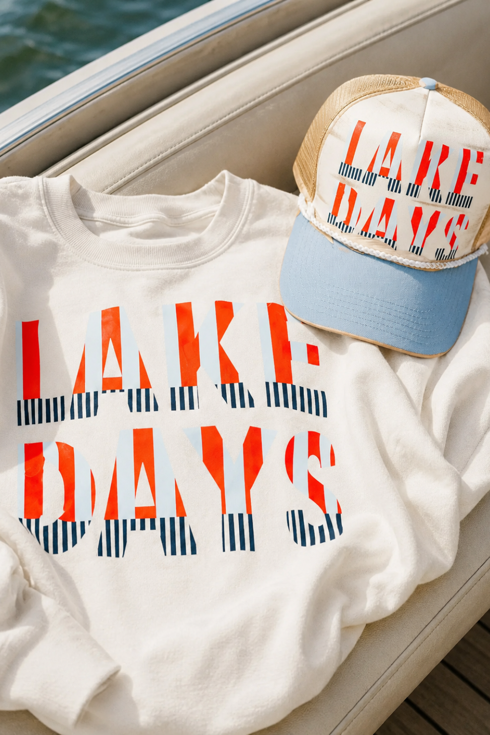 LAKE DAYS TWO-TONE STRUCTURED HAT HAT Judith March