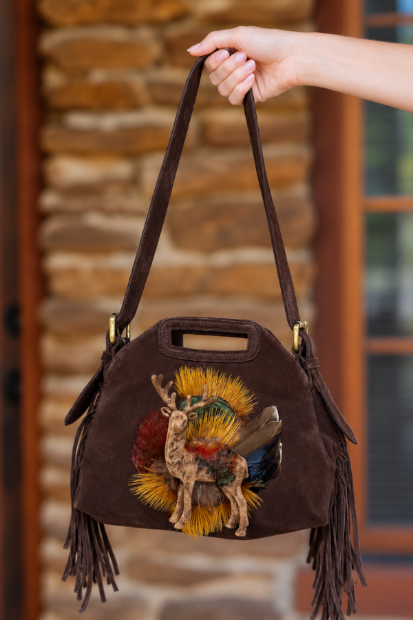HUNTING CLUB HIPPIE FRINGE BAG (ONE OF A KIND)