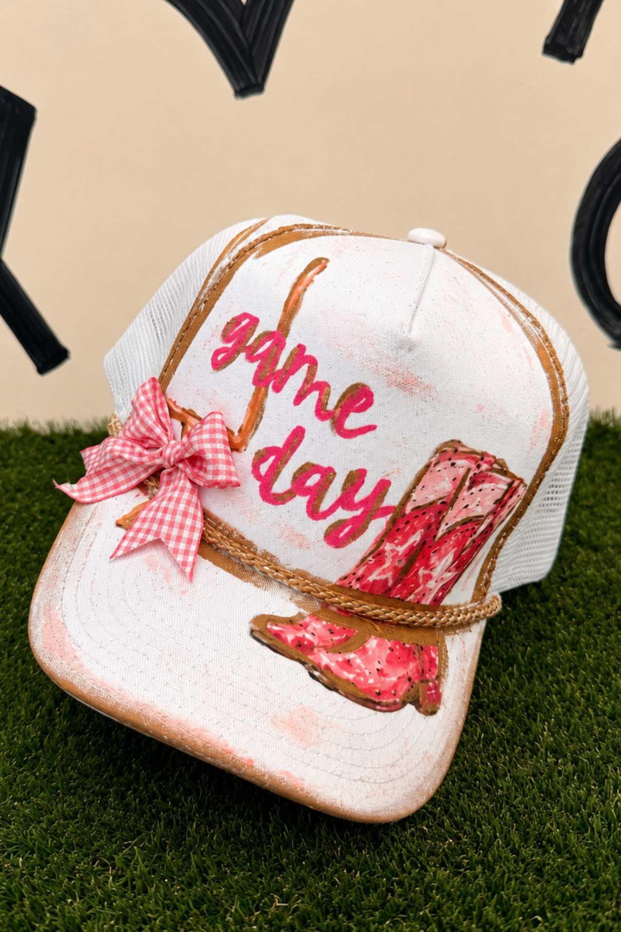 WESTERN GAMEDAY WHITE TRUCKER HAT TRUCKER HAT Judith March