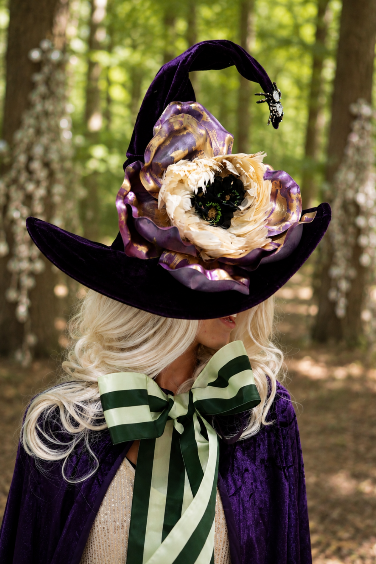 THE PURPLE POTION WITCH HAT (ONE OF A KIND)