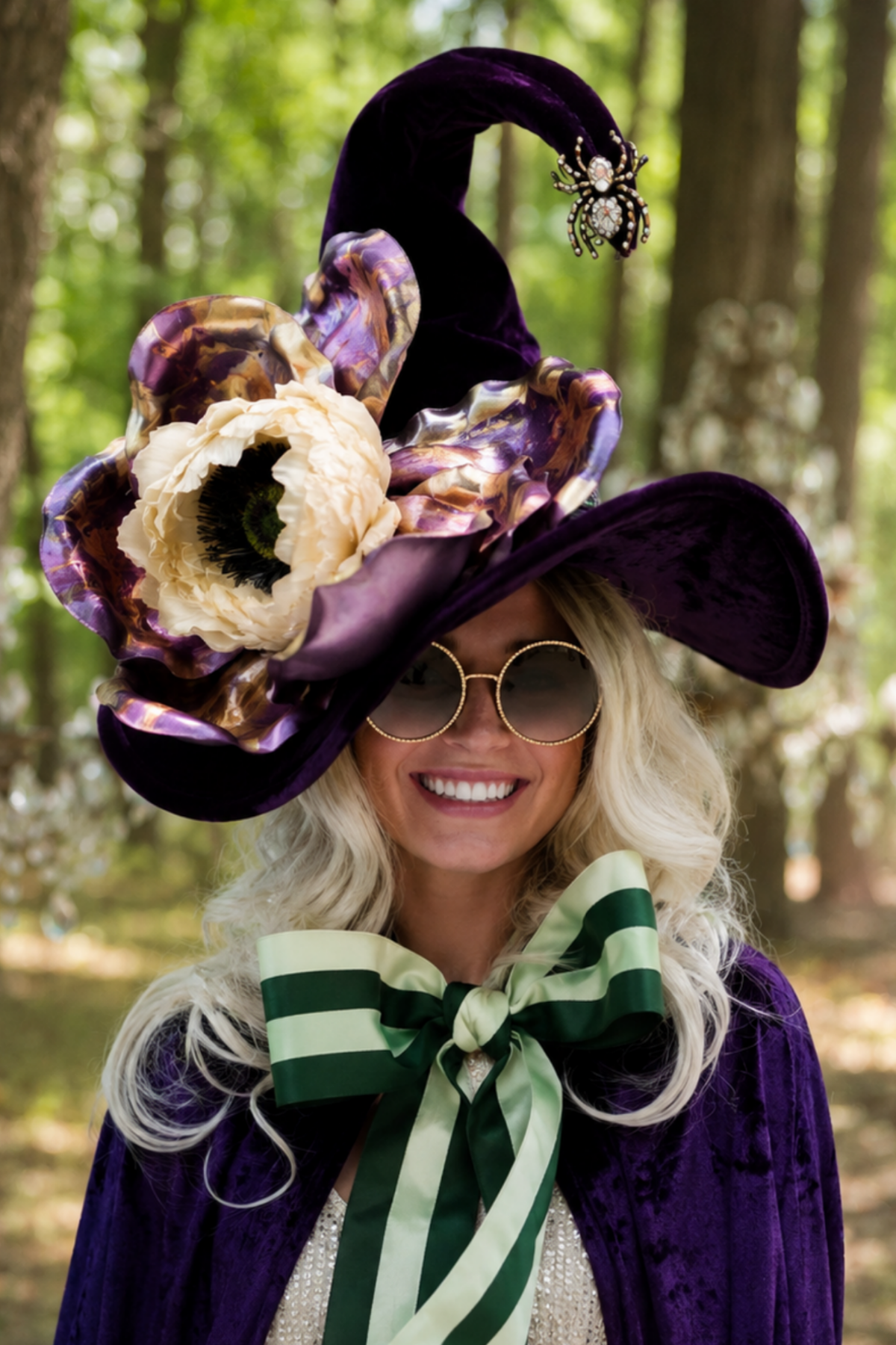 THE PURPLE POTION WITCH HAT (ONE OF A KIND)