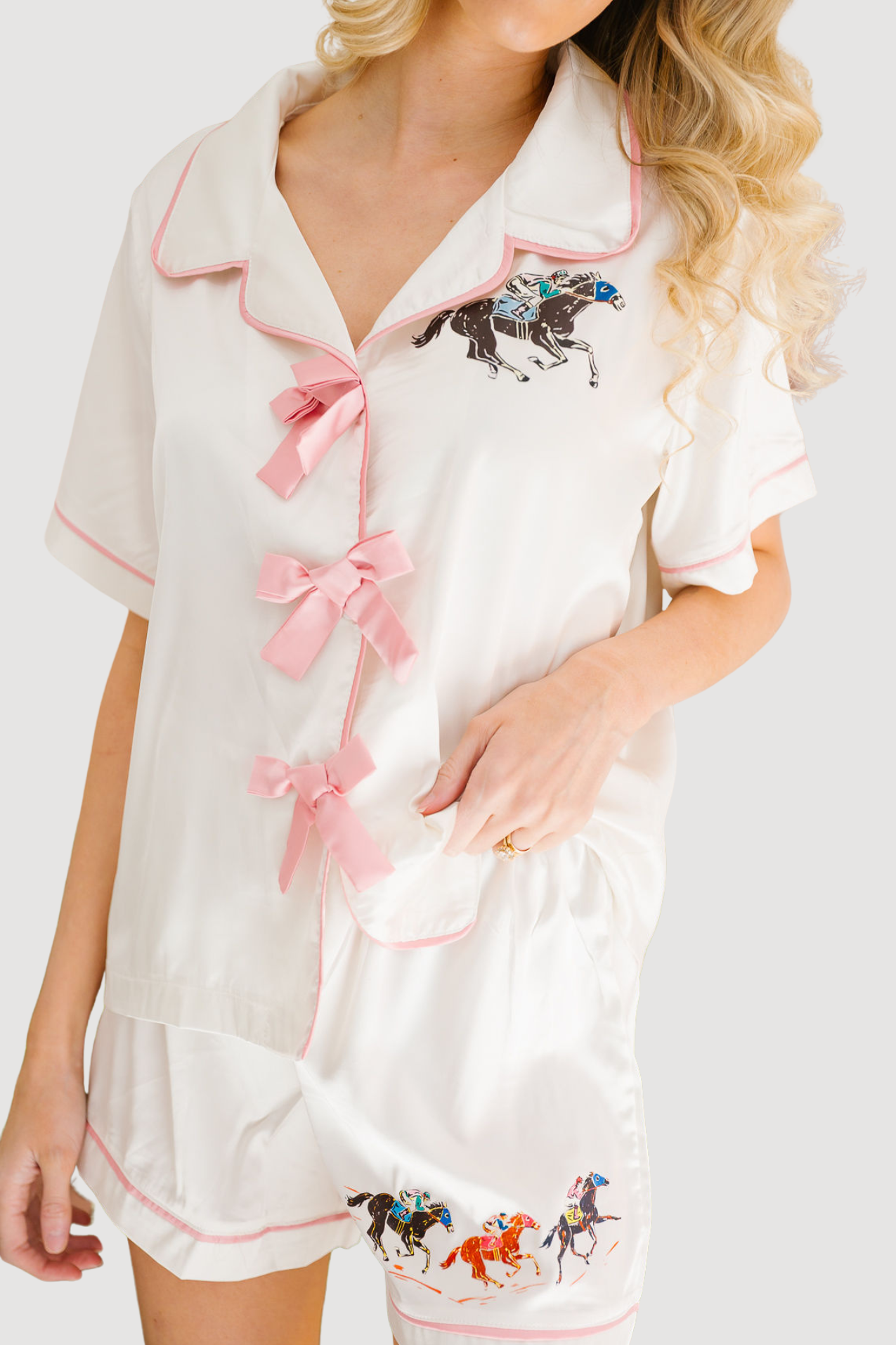 *RACE HORSE PAJAMA SET - MEDIUM TOP Judith March