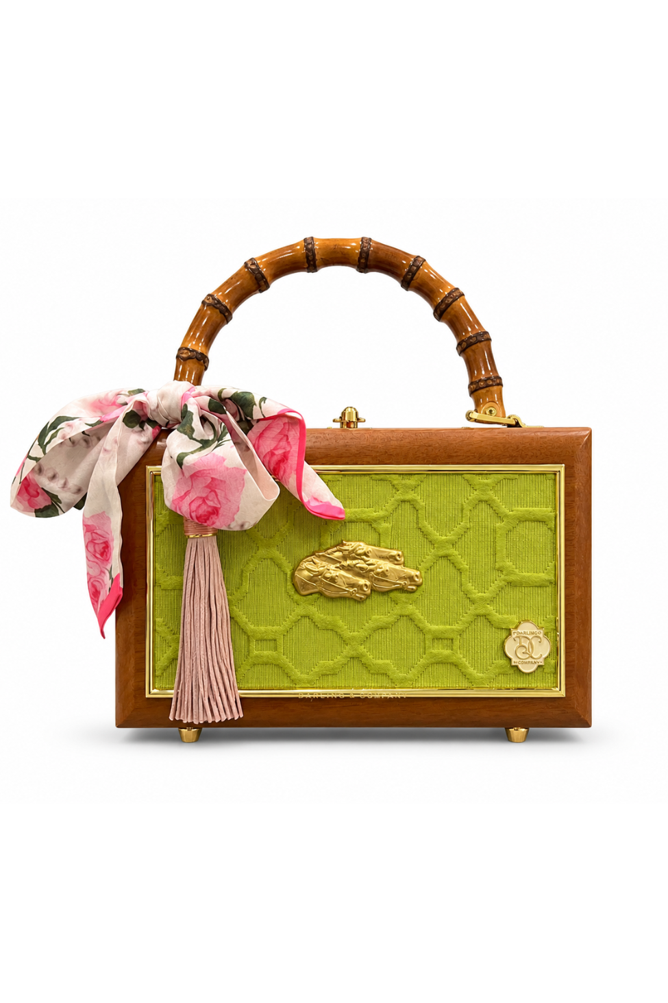 SADDLE & SILK PURSE - BY DARLING AND COMPANY PURSE Judith March