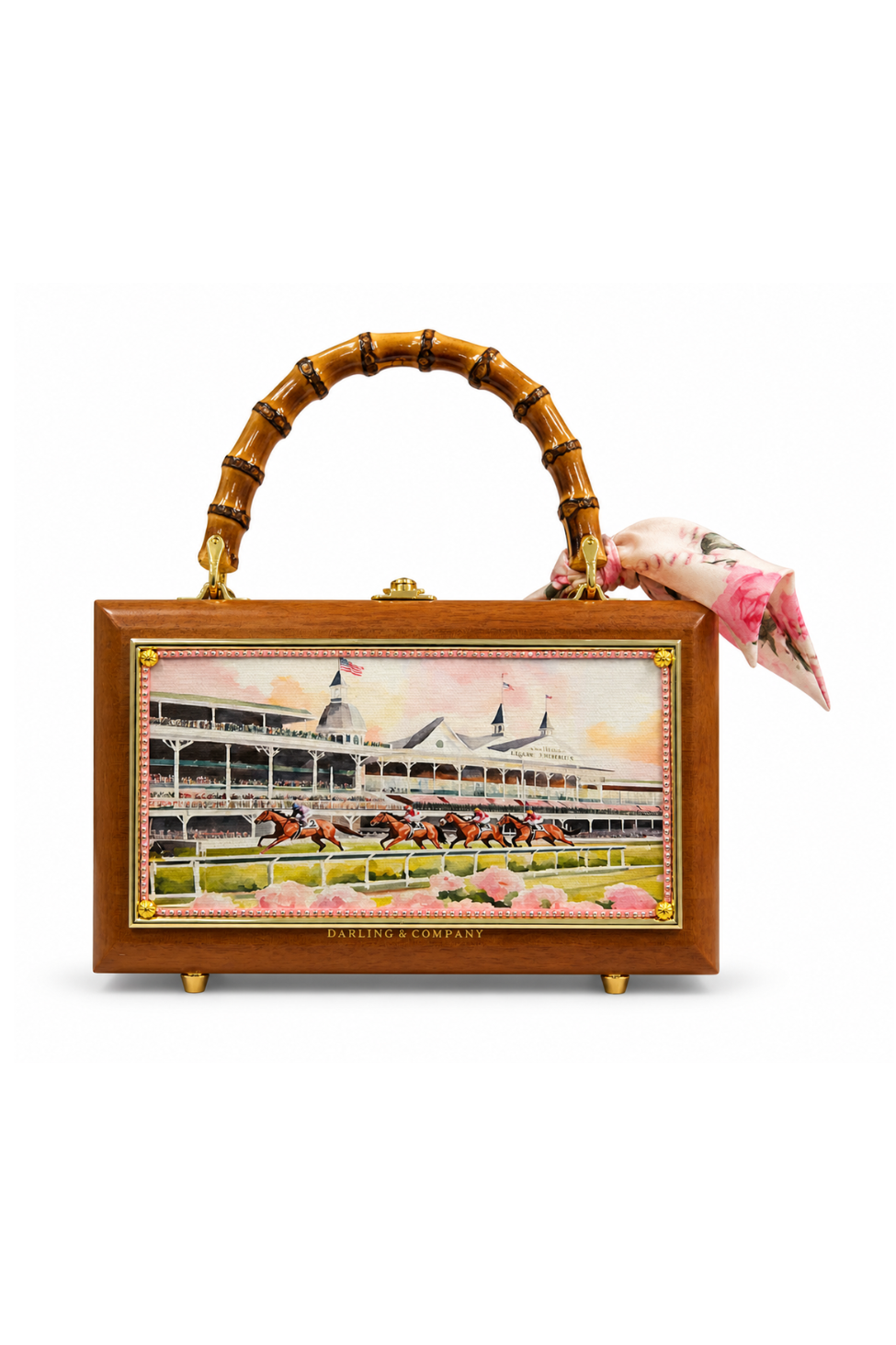 SADDLE & SILK PURSE - BY DARLING AND COMPANY PURSE Judith March