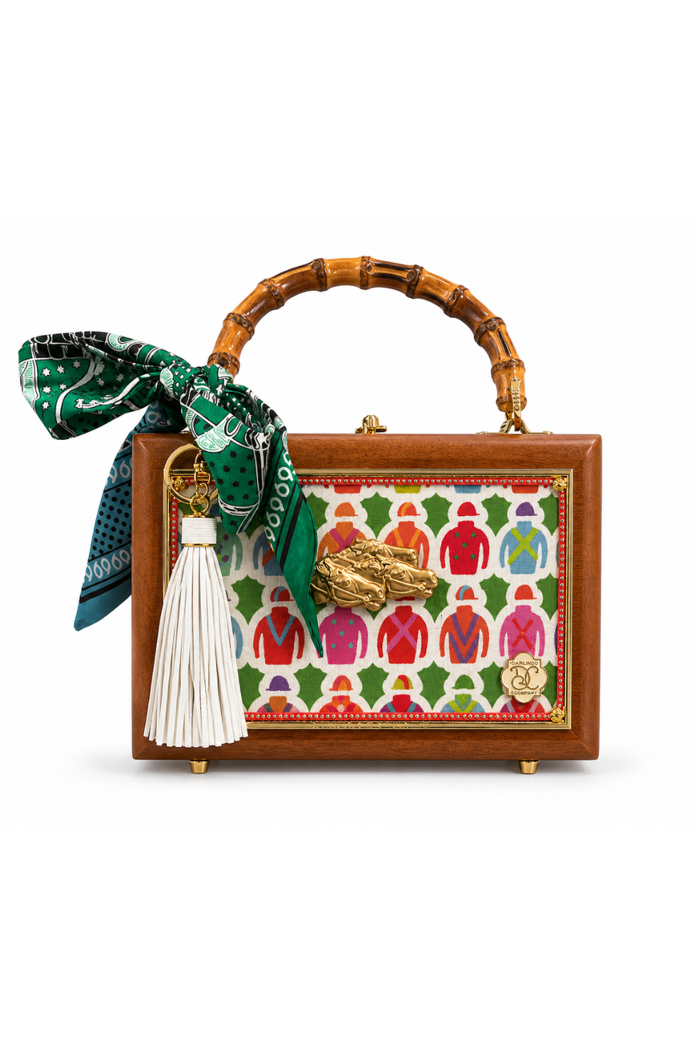 TRIPE CROWN PURSE - BY DARLING AND COMPANY PURSE Judith March