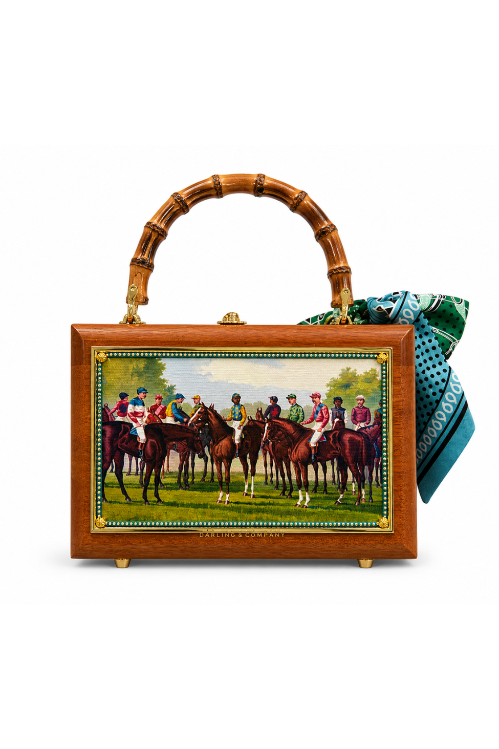 TRIPE CROWN PURSE - BY DARLING AND COMPANY PURSE Judith March