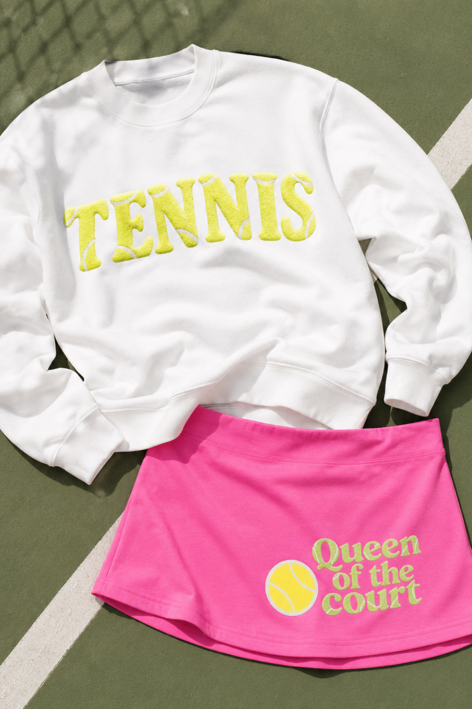 TENNIS WHITE PULLOVER PULLOVER Judith March