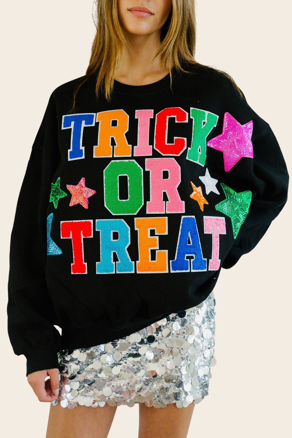 *TRICK OR TREAT COLORFUL PULLOVER - SMALL PULLOVER Judith March