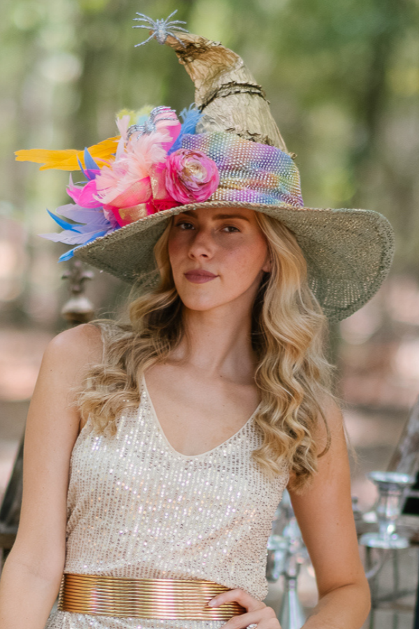 THE COLORFUL COVEN WITCH HAT (ONE OF A KIND)