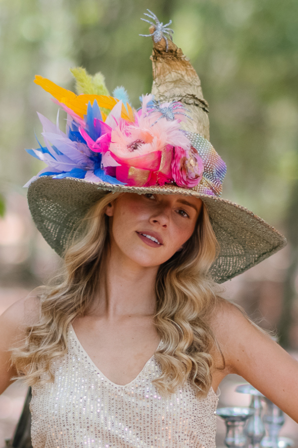 THE COLORFUL COVEN WITCH HAT (ONE OF A KIND)