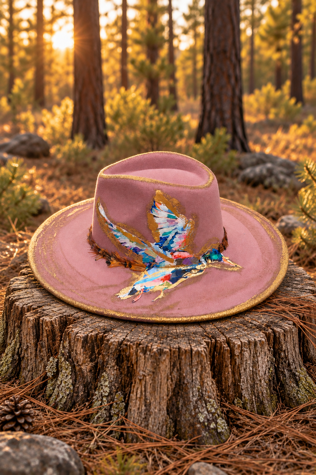 THE MALLARD MUSE MAUVE RANCHER HAT RANCHER HAT Judith March