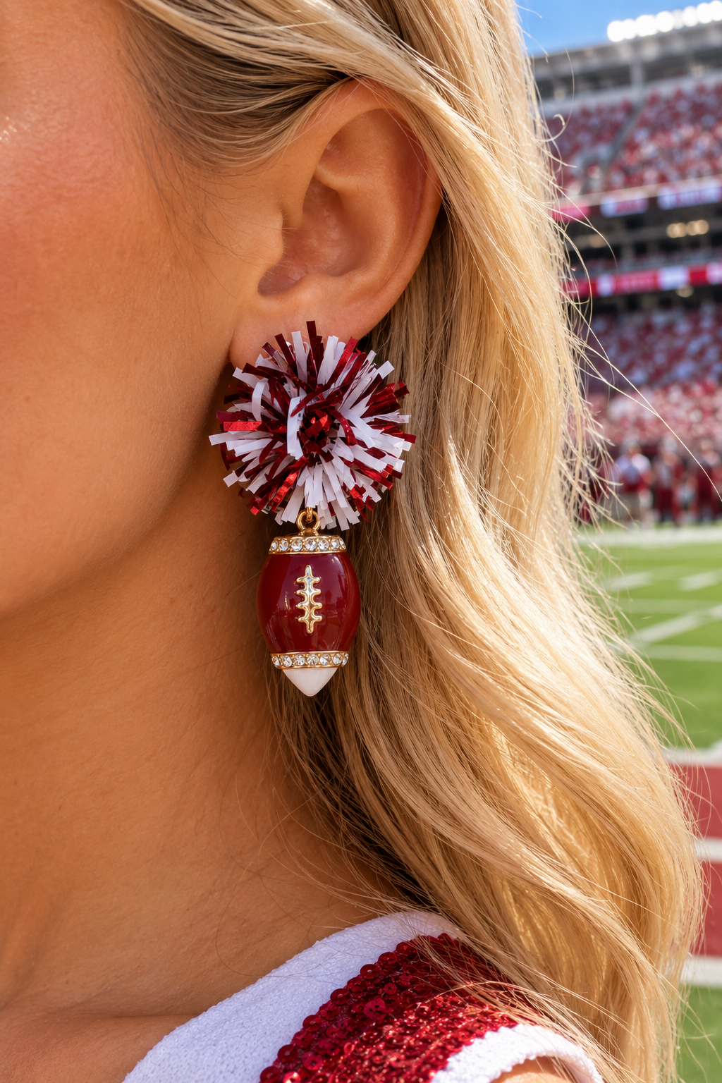STADIUM SPARK STATEMENT EARRINGS