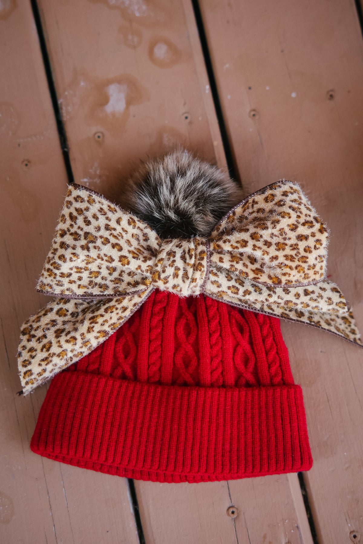 JINGLE JUNGLE RED BEANIE BEANIE Judith March