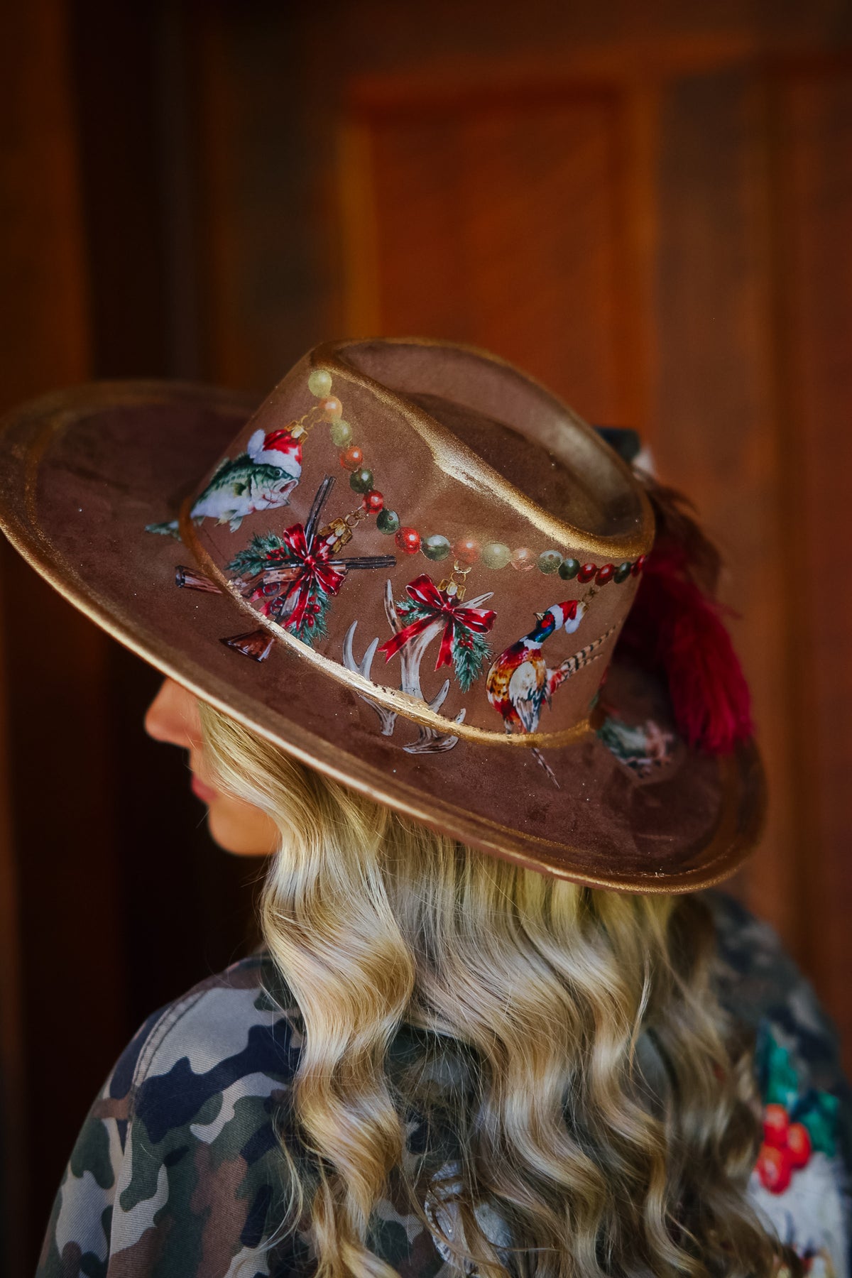 CHRISTMAS AT THE CABIN RANCHER HAT RANCHER HAT Judith March