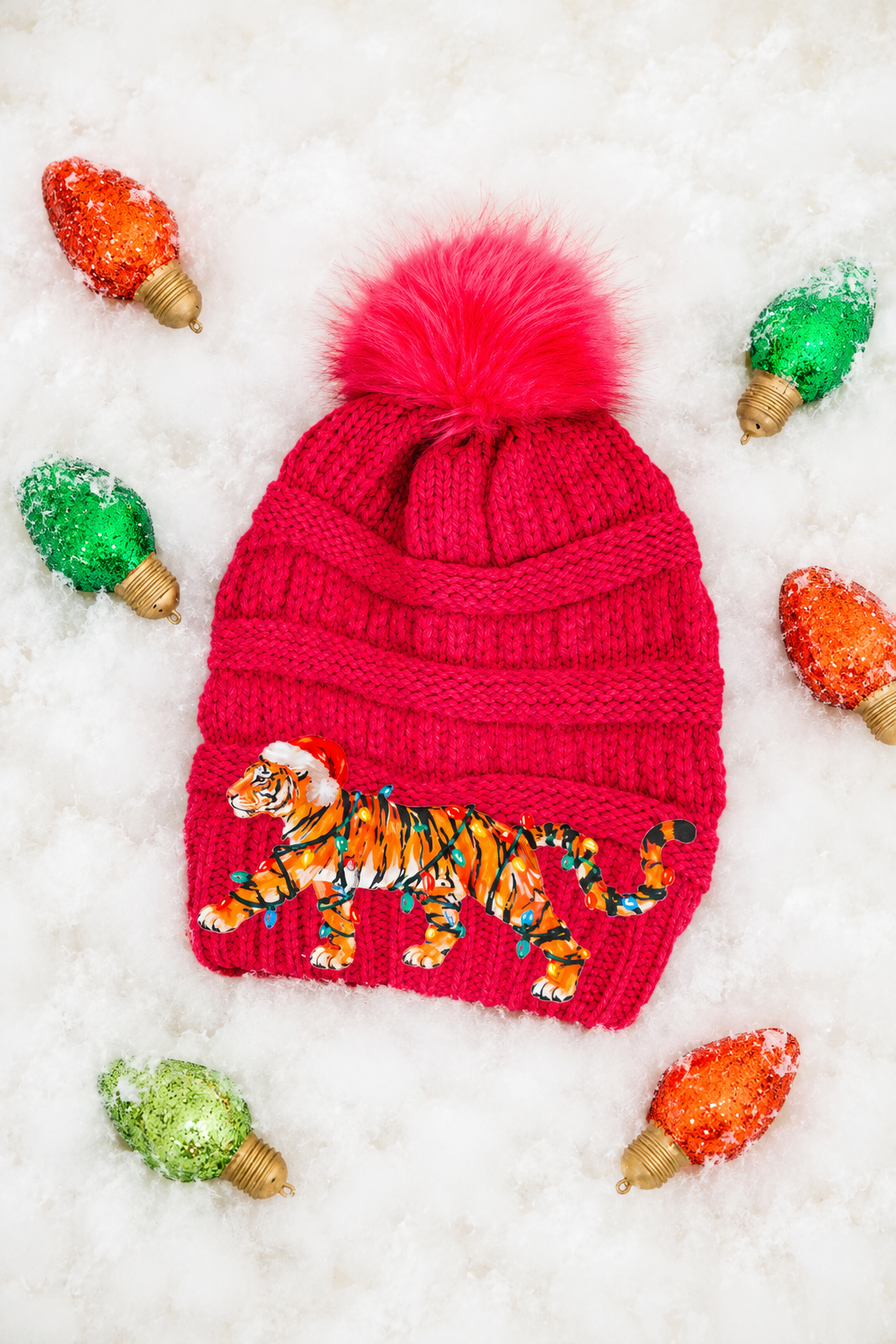 WILD ABOUT CHRISTMAS BEANIES BEANIE Judith March MAROON