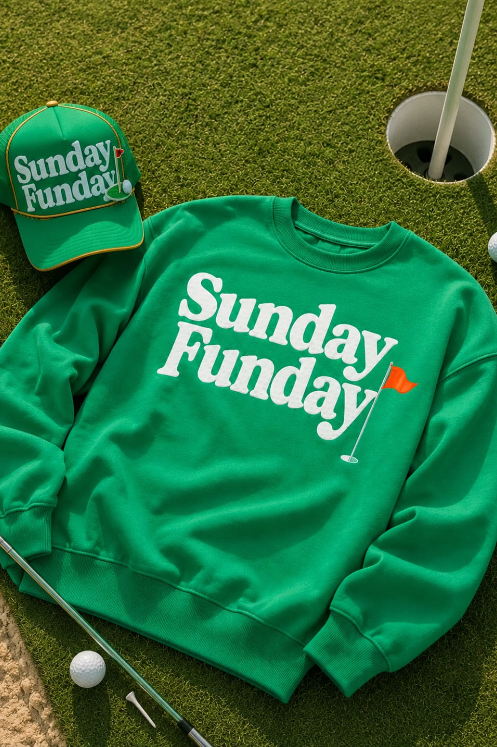 SUNDAY FUNDAY GOLF PULLOVER PULLOVER Judith March