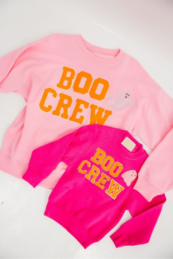 BOO CREW PINK PULLOVER PULLOVER Judith March
