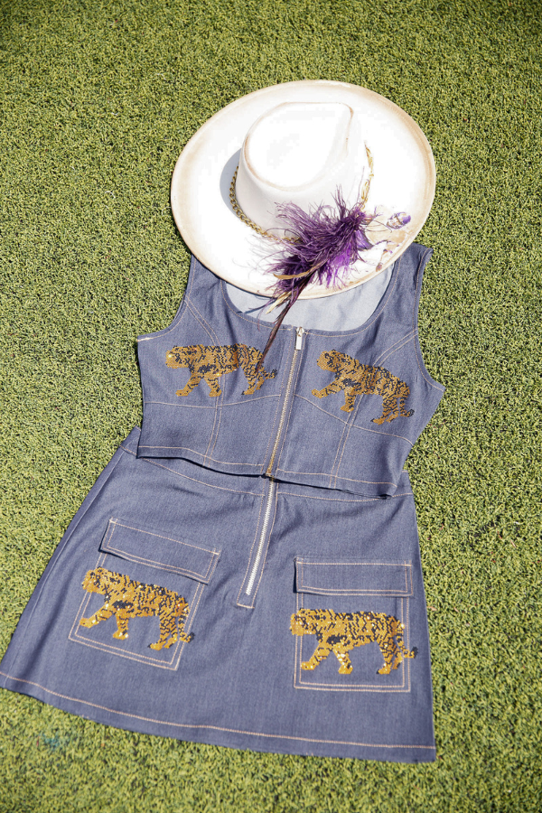 TOUCHDOWN TIGER DENIM SET SET Judith March