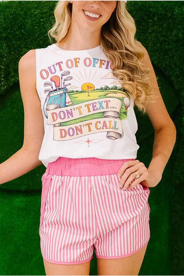 OUT OF OFFICE GOLF TANK TANK Judith March