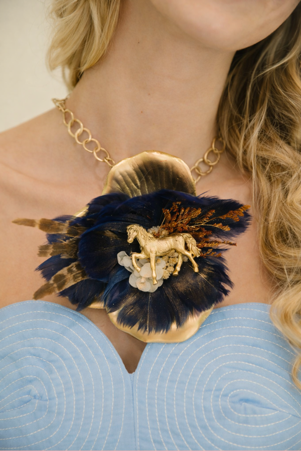 FINISH LINE BLOOM NECKLACE NECKLACE Judith March