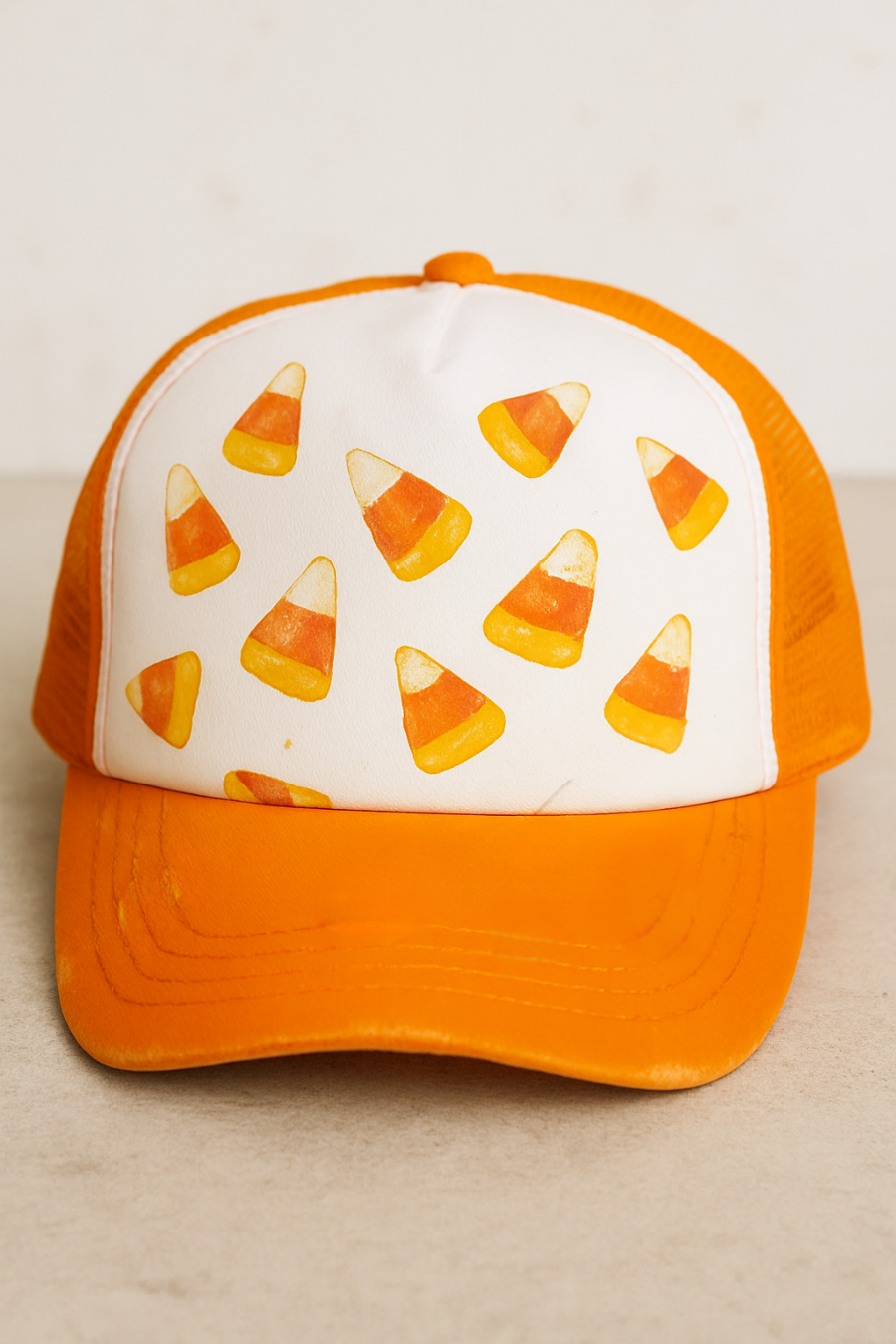 CANDY CANE DELIGHT TRUCKER HAT TRUCKER HAT Judith March