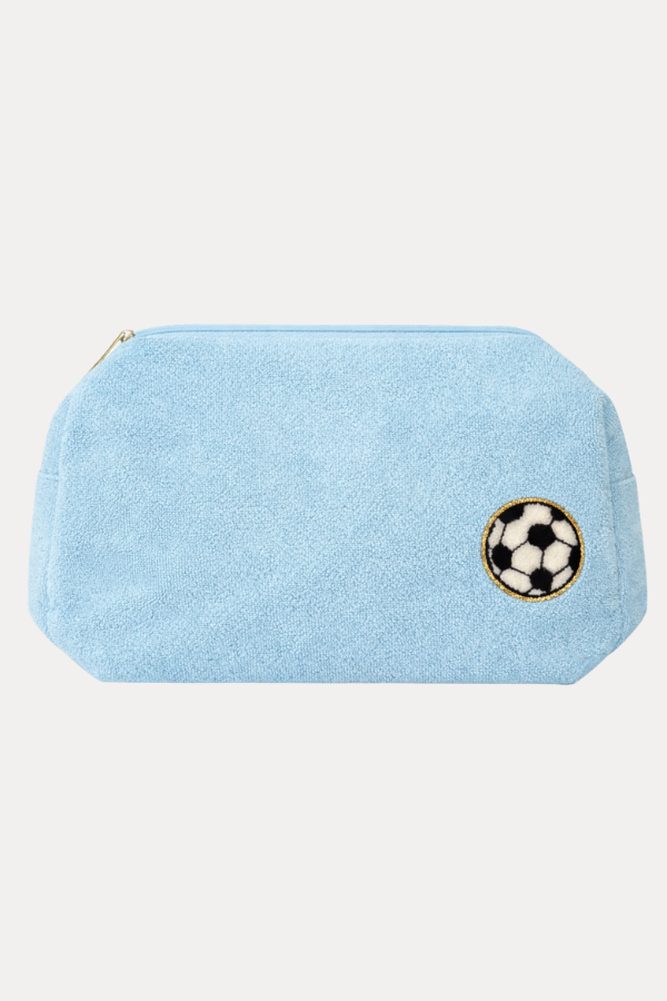 *SOCCER LARGE BLUE TERRY BAG BAG Judith March