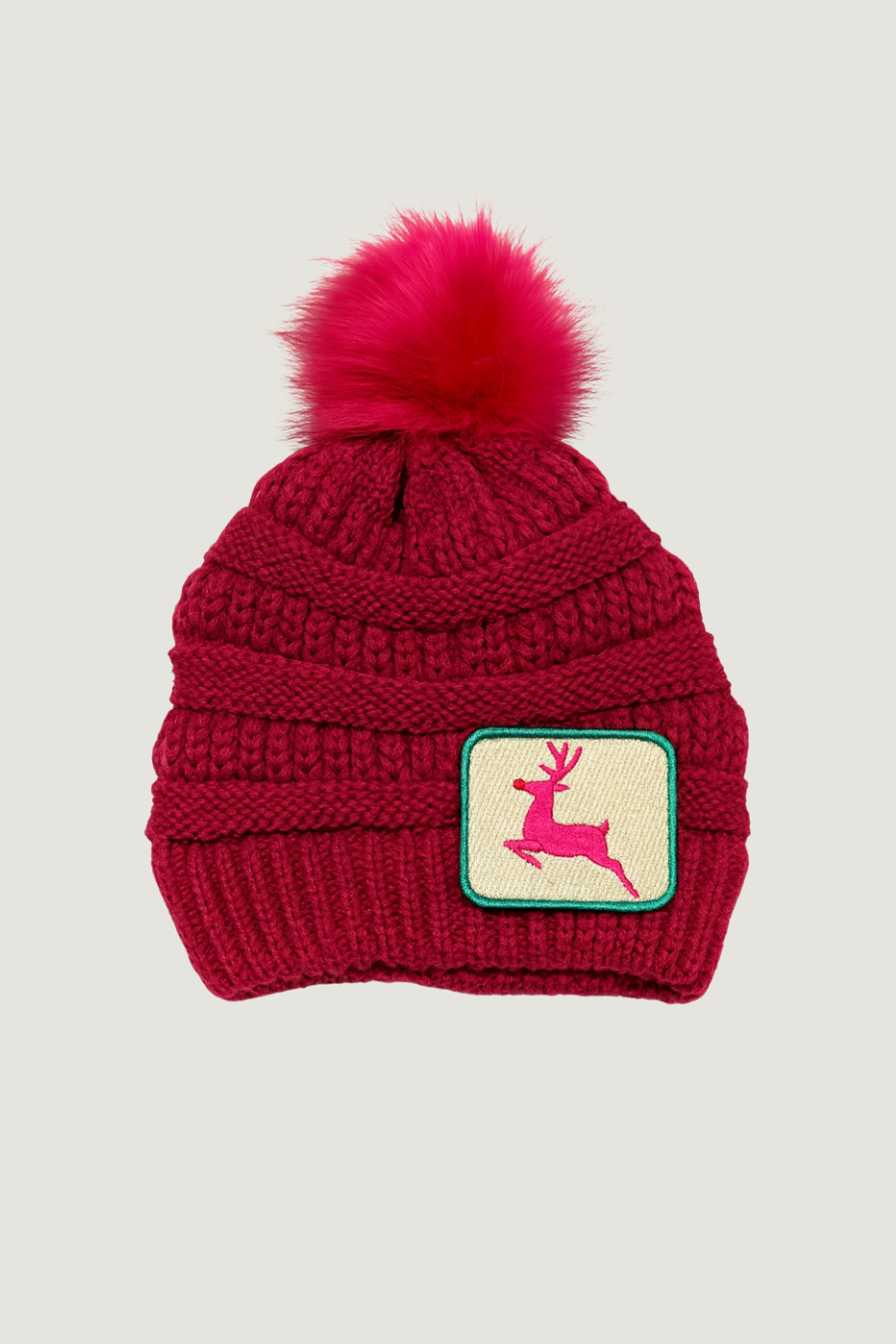 BLITZEN PATCH PINK BEANIE BEANIE Judith March