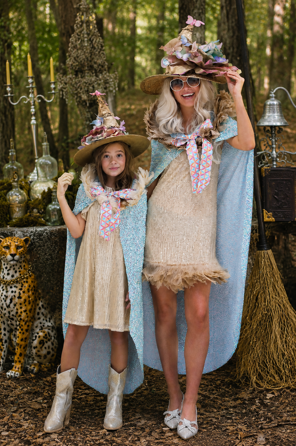 MINI KIDS HOCUS POCUS SEQUIN CAPE - ONE SIZE