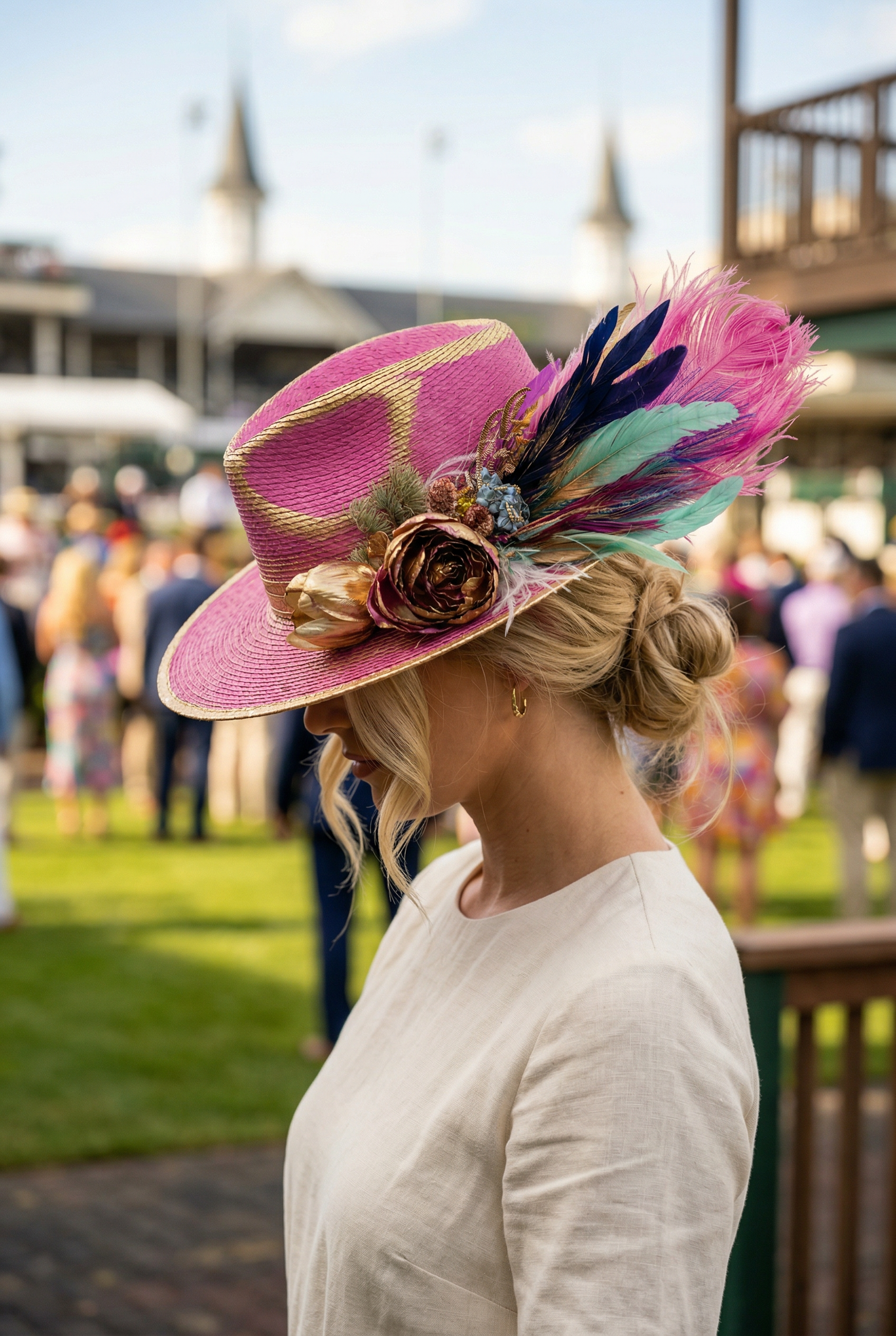 GRANDSTAND GLAM SUN HAT hat Judith March