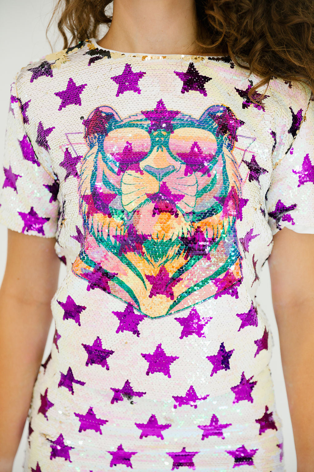 ELECTRIC TIGER SEQUIN STAR SET SET Judith March