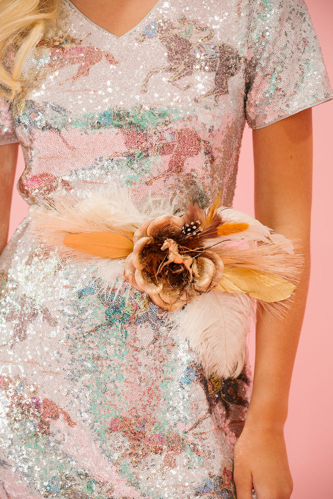 FLORAL HORSE BELT BELT Judith March   