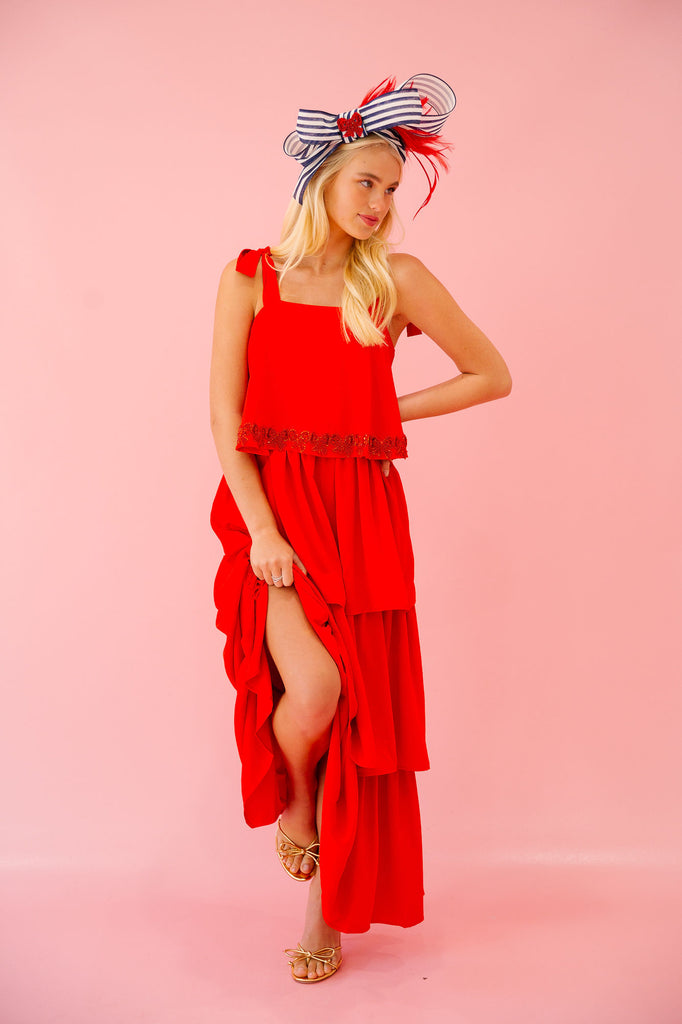 RED BOW DRESS DRESS Judith March   