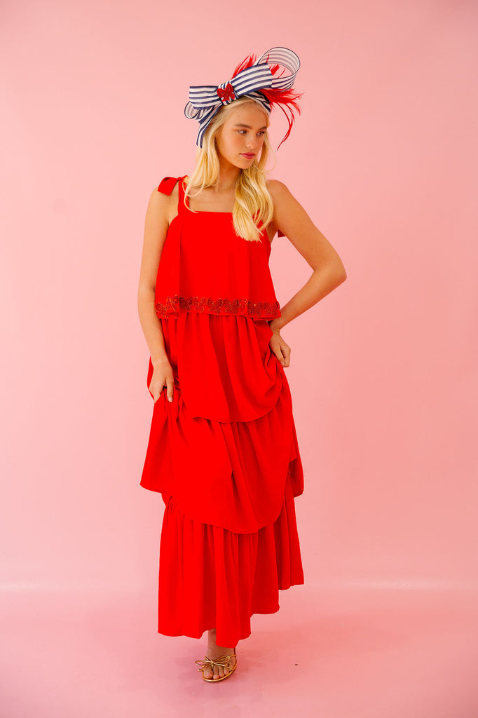 RED BOW DRESS DRESS Judith March   