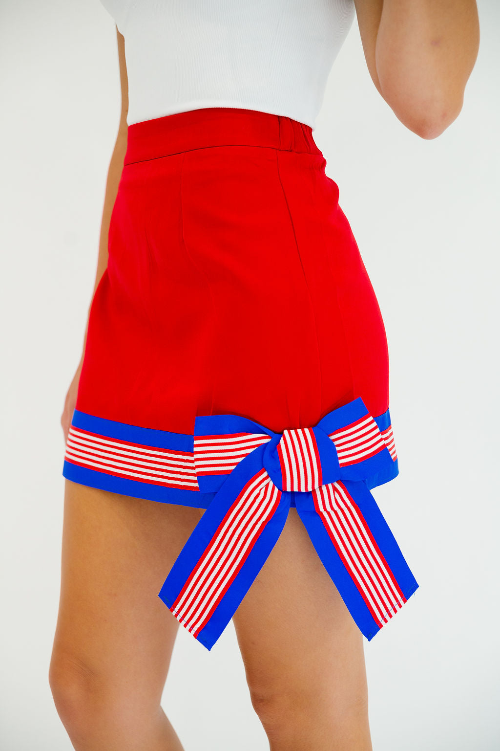 TAILGATE SEASON RED SKIRT SKIRT Judith March