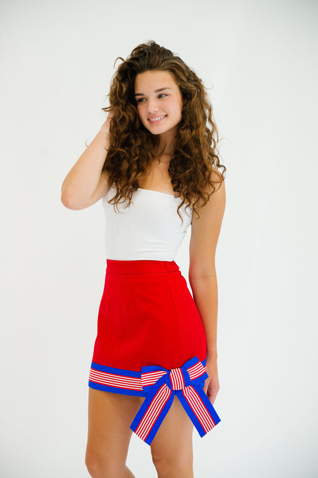 TAILGATE SEASON RED SKIRT SKIRT Judith March