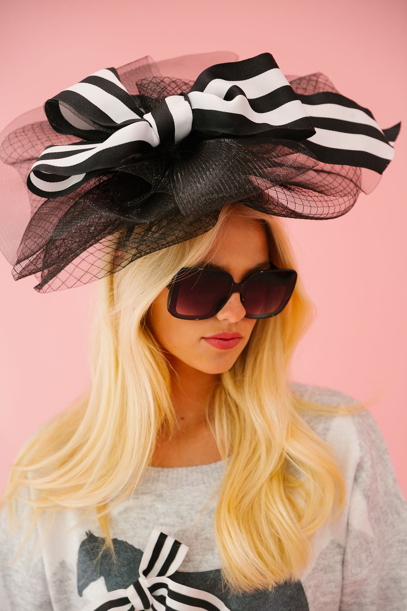 RACING STRIPES FASCINATOR FASCINATOR Judith March