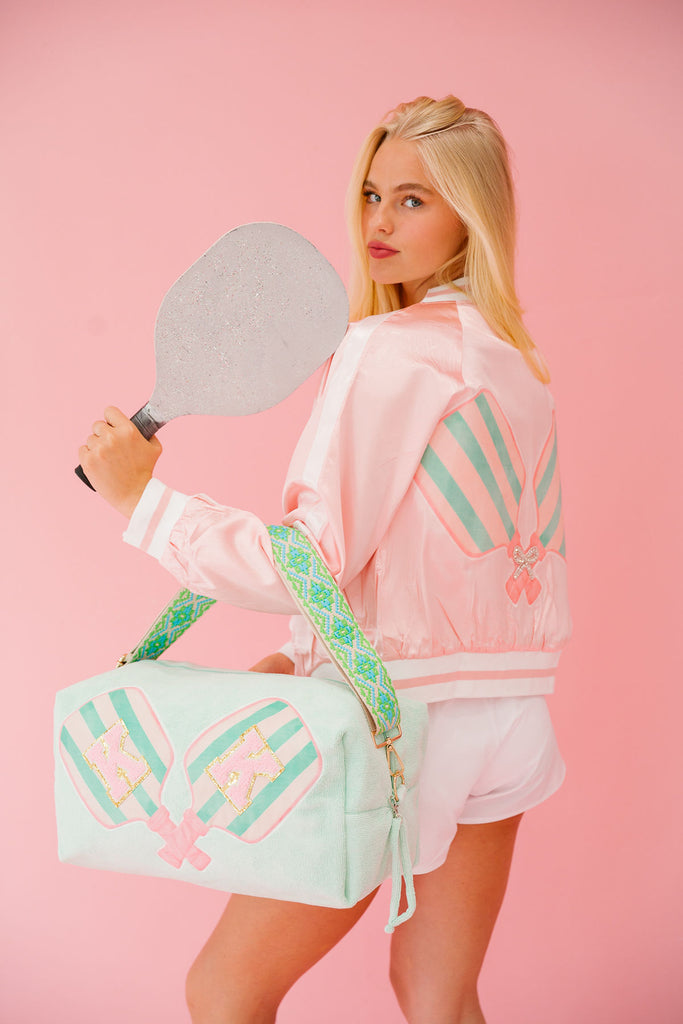 CUSTOM MINT PICKLEBALL BAG W/STRAP BAG Judith March   