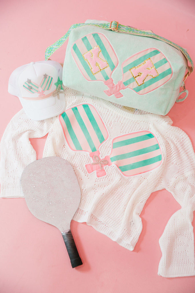 CUSTOM MINT PICKLEBALL BAG W/STRAP BAG Judith March   