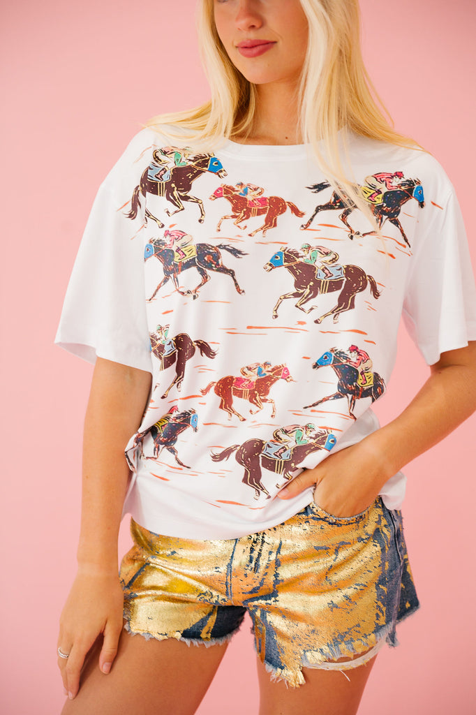 RACE HORSE TEE Tee Judith March