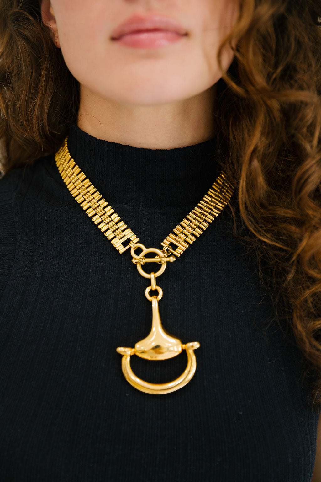 SNAFFLE BIT PENDANT NECKLACE - BY SOUL REVIVAL NECKLACE Judith March