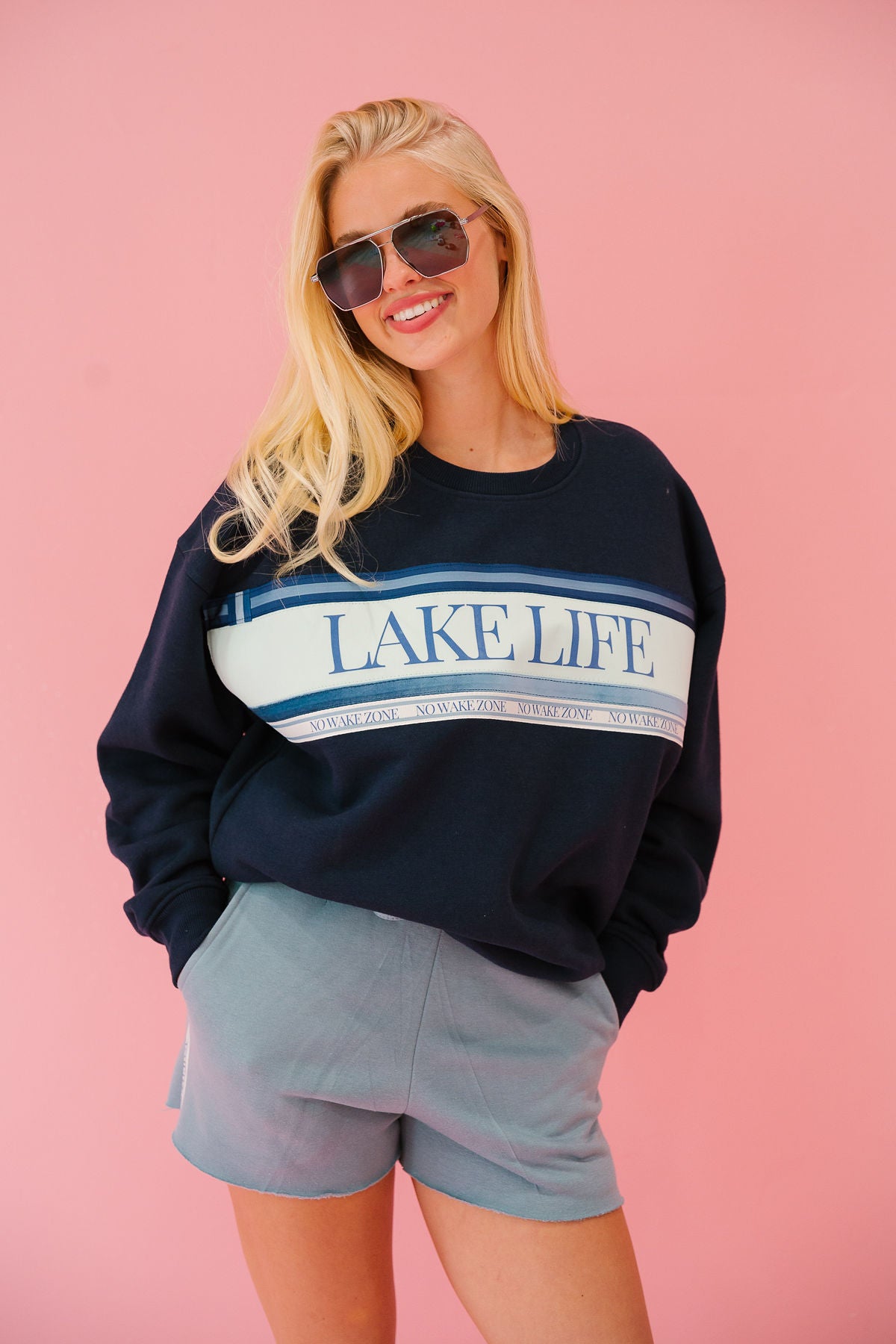 LAKE LIFE NAVY PULLOVER Pullover Judith March