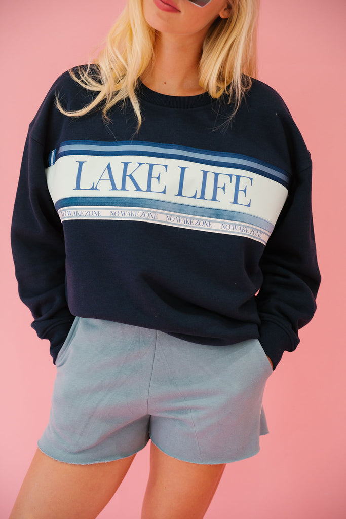 LAKE LIFE NAVY PULLOVER Pullover Judith March   